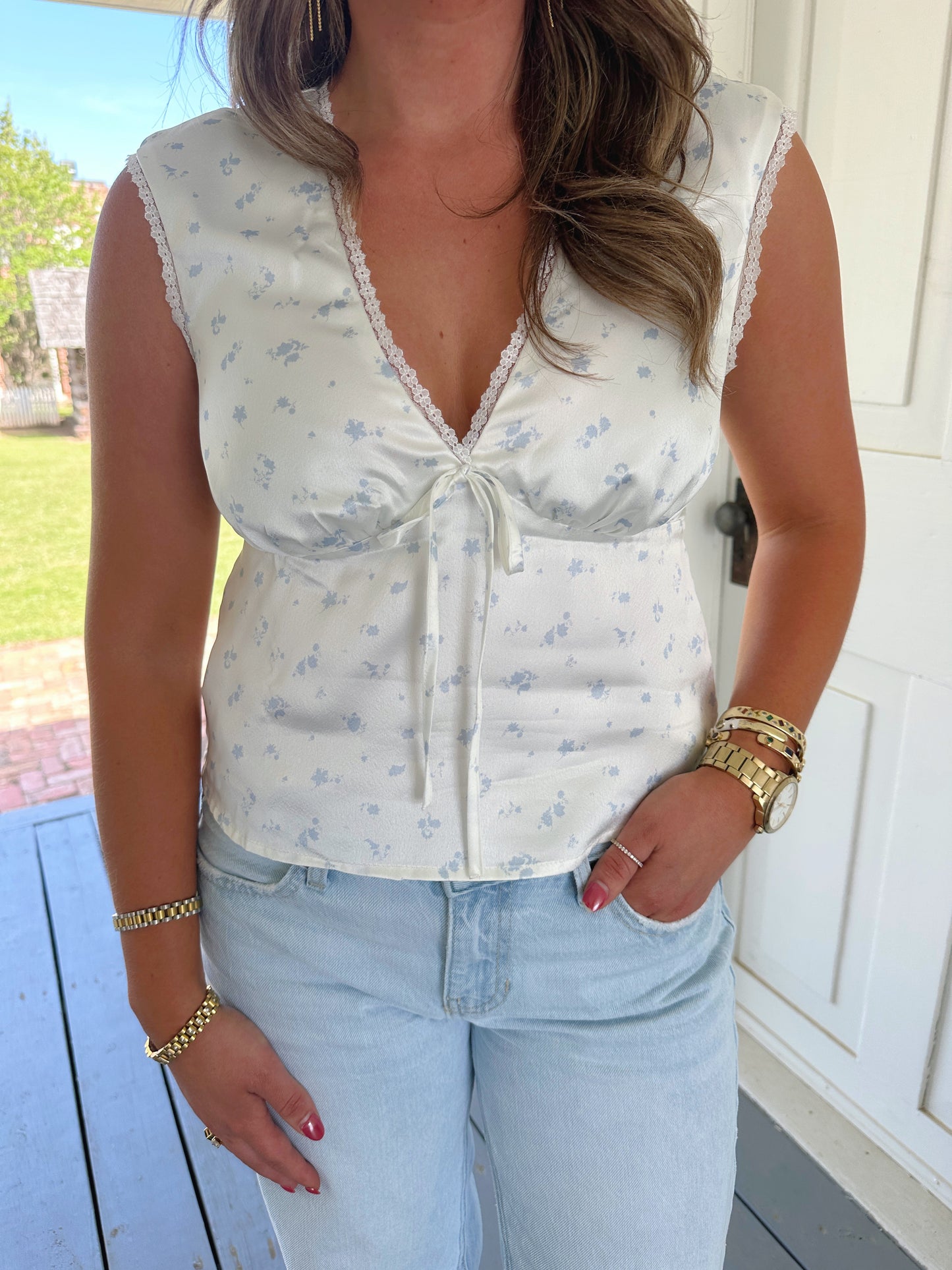Annie Floral Top