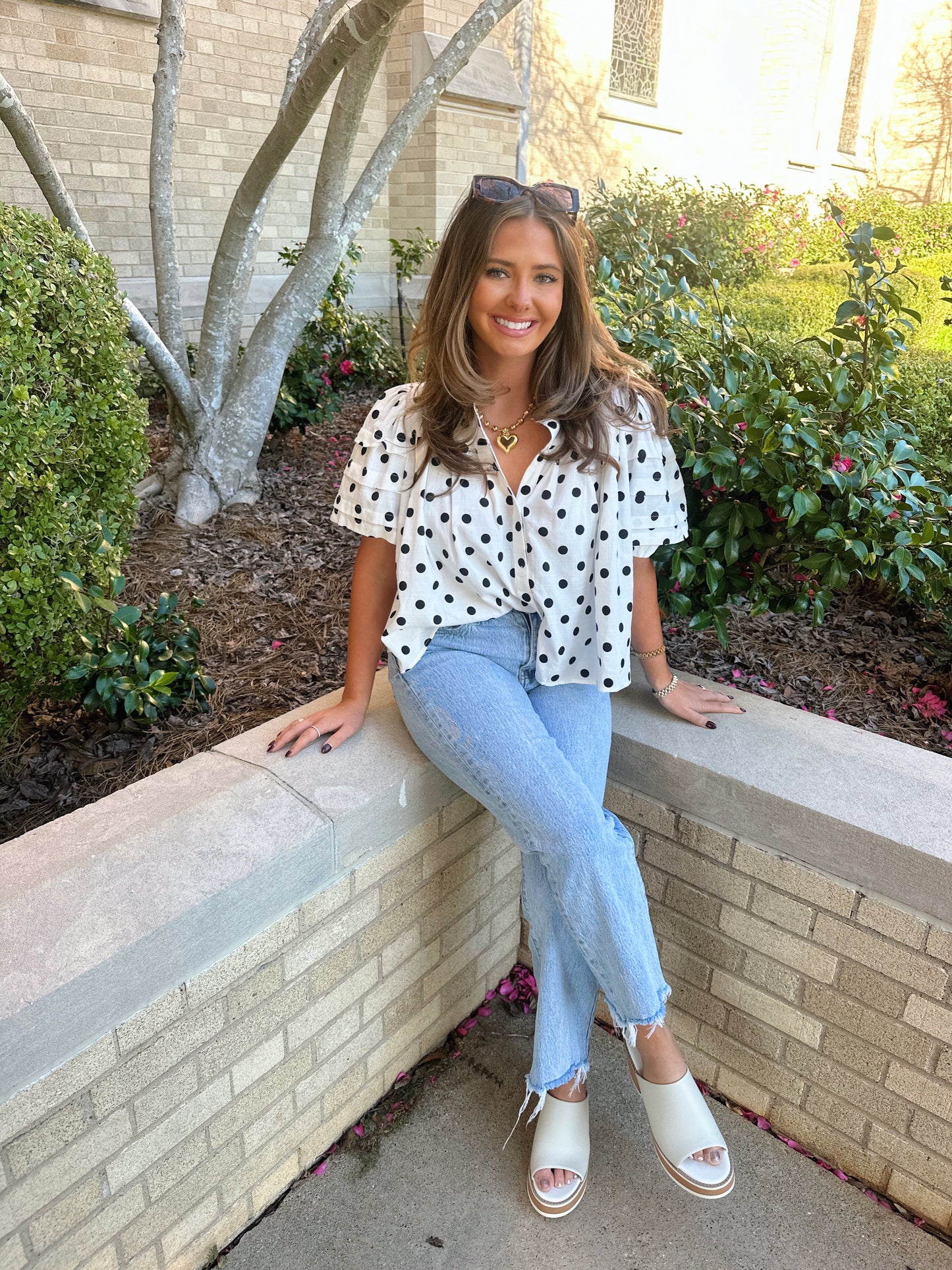 Polka Dot Blouse