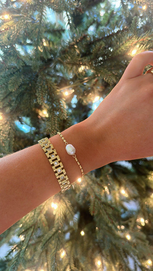 Pearl Beaded Bracelet