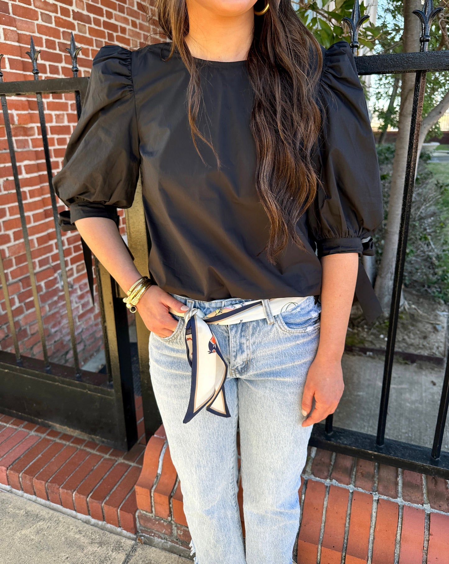 Harper Bow Blouse