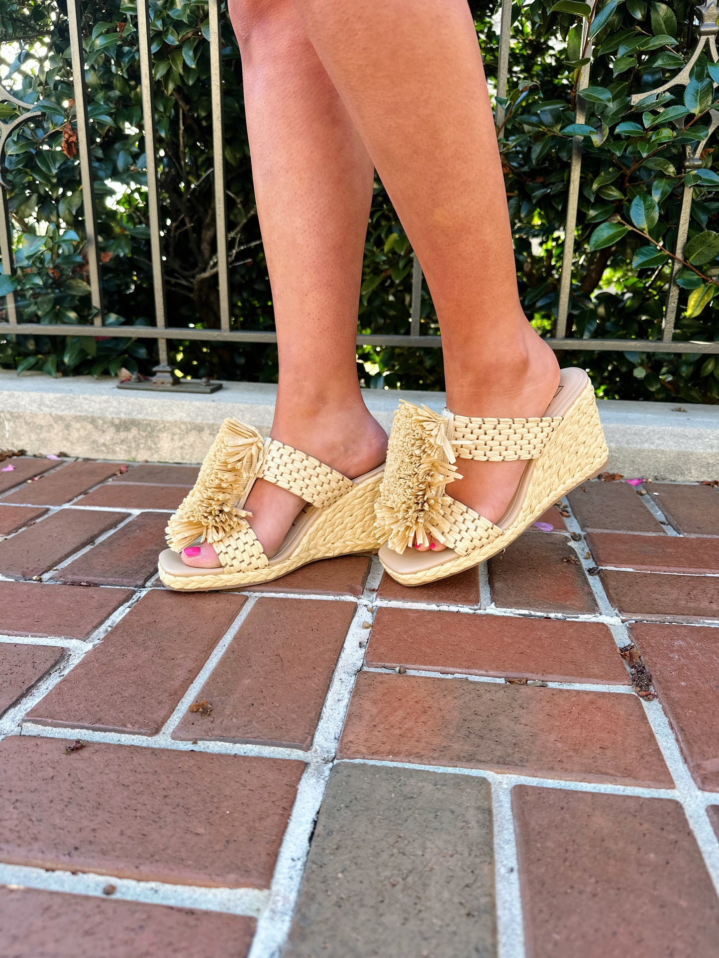Cape Cod Raffia Wedge