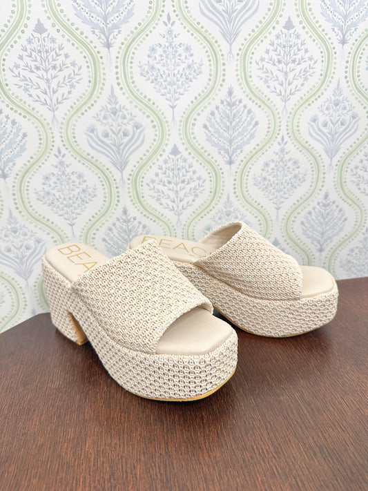 Palmer Raffia Platform