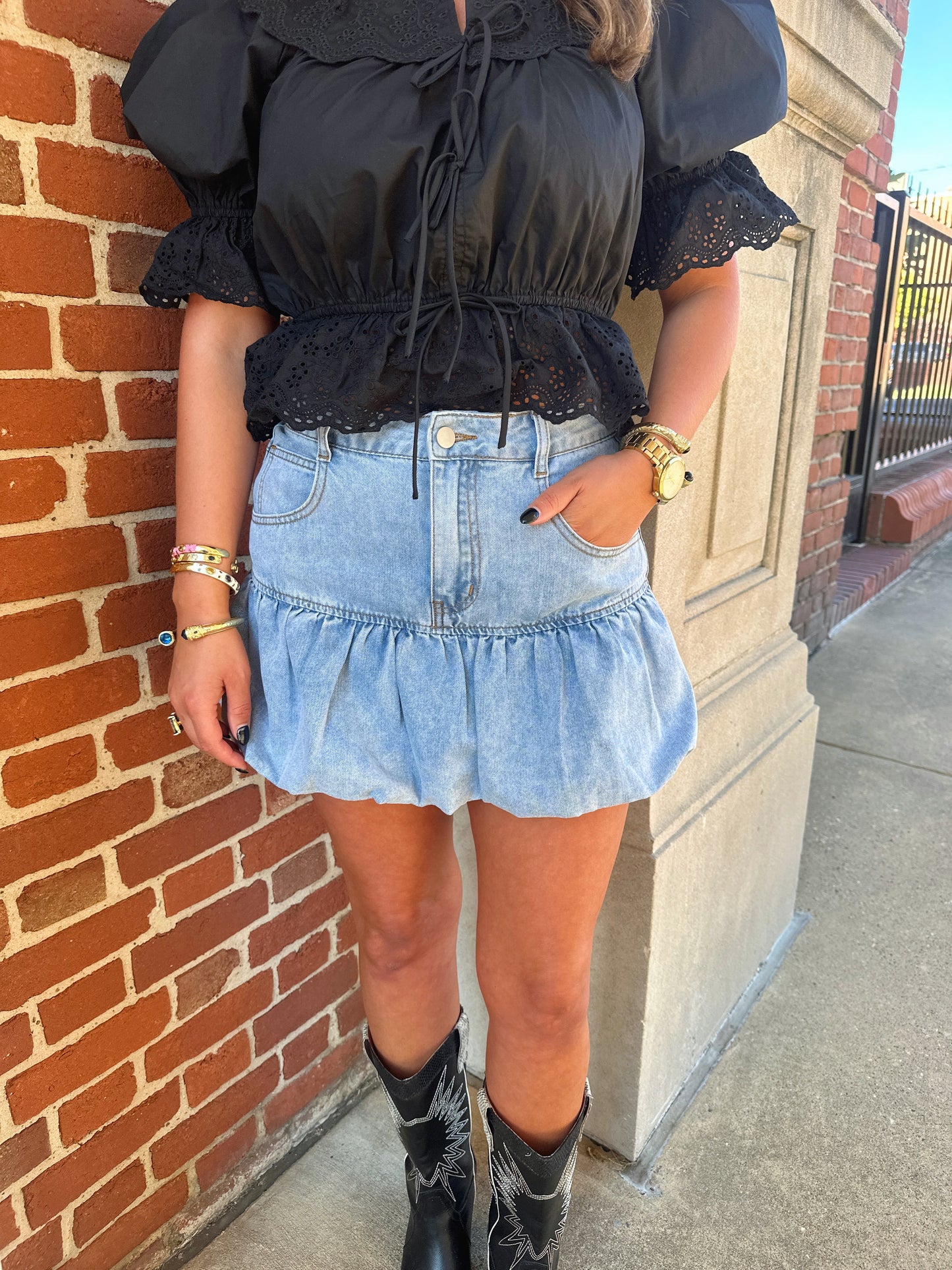 Hattie Denim Skirt