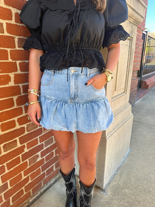 Hattie Denim Skirt