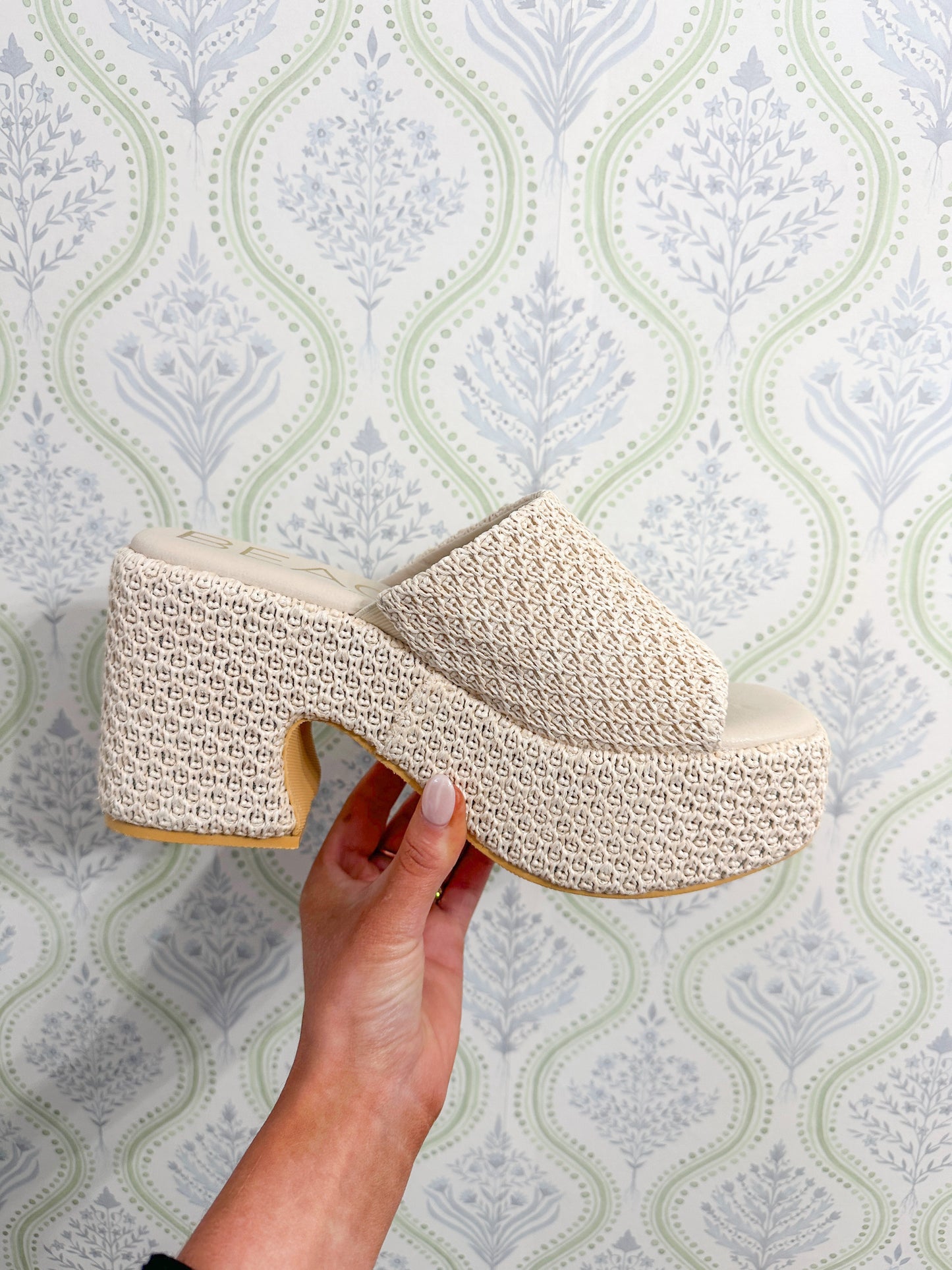 Palmer Raffia Platform