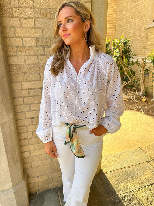 Elizabeth Eyelet Blouse