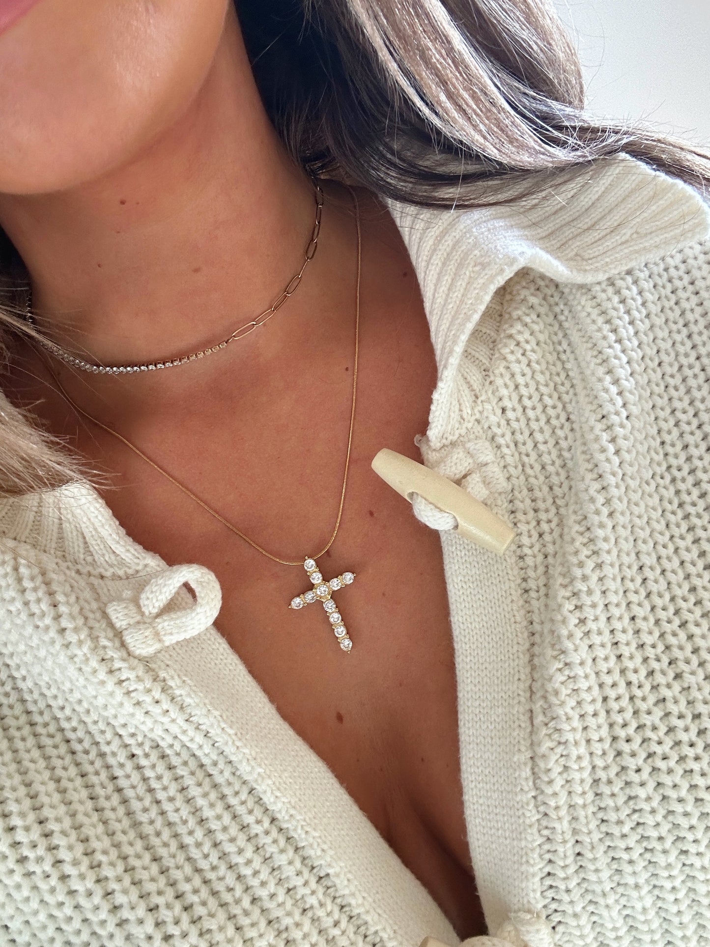 Diamond Cross Necklace