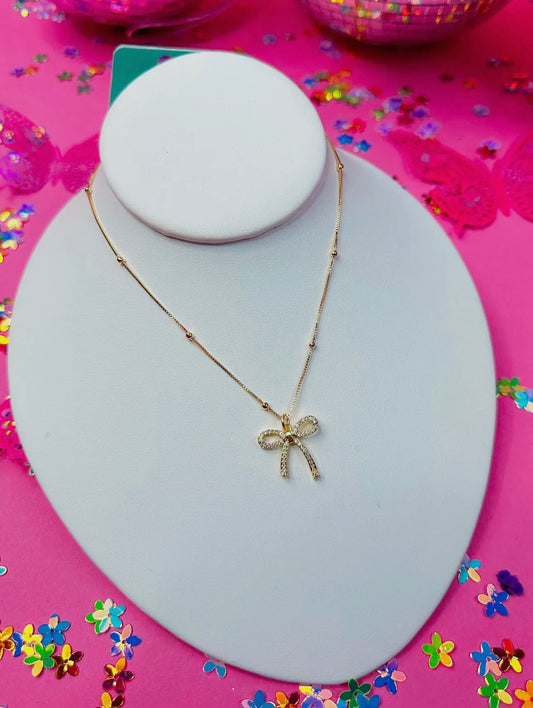 Isabella Bow Necklace