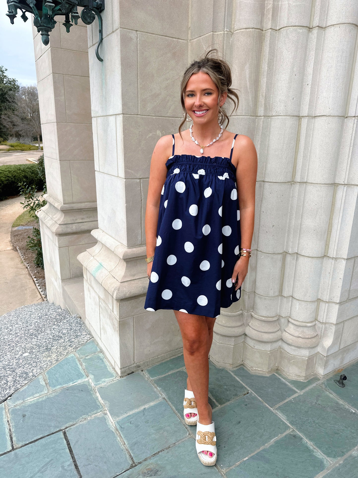 Polka Dot Mini Dress