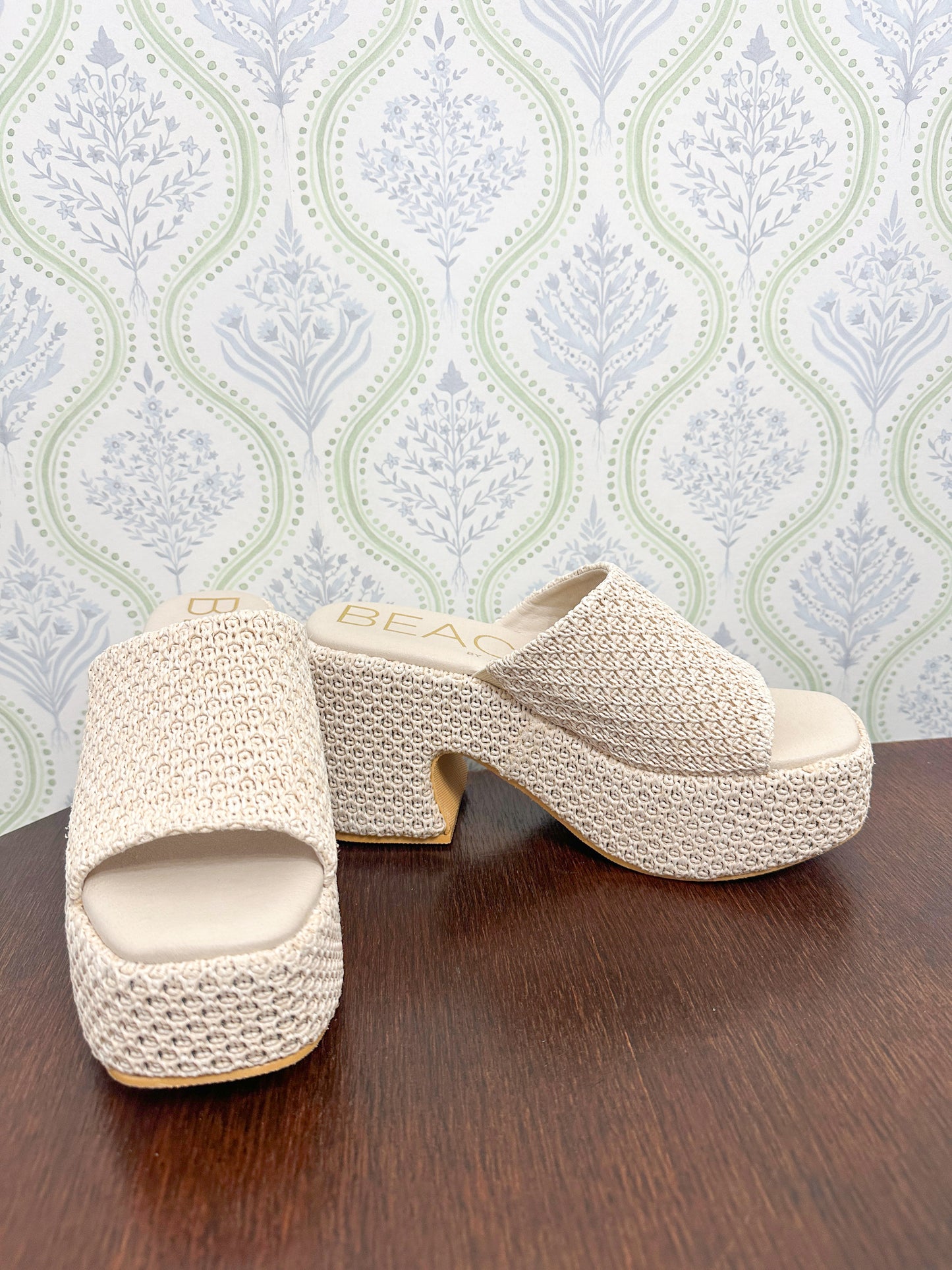 Palmer Raffia Platform