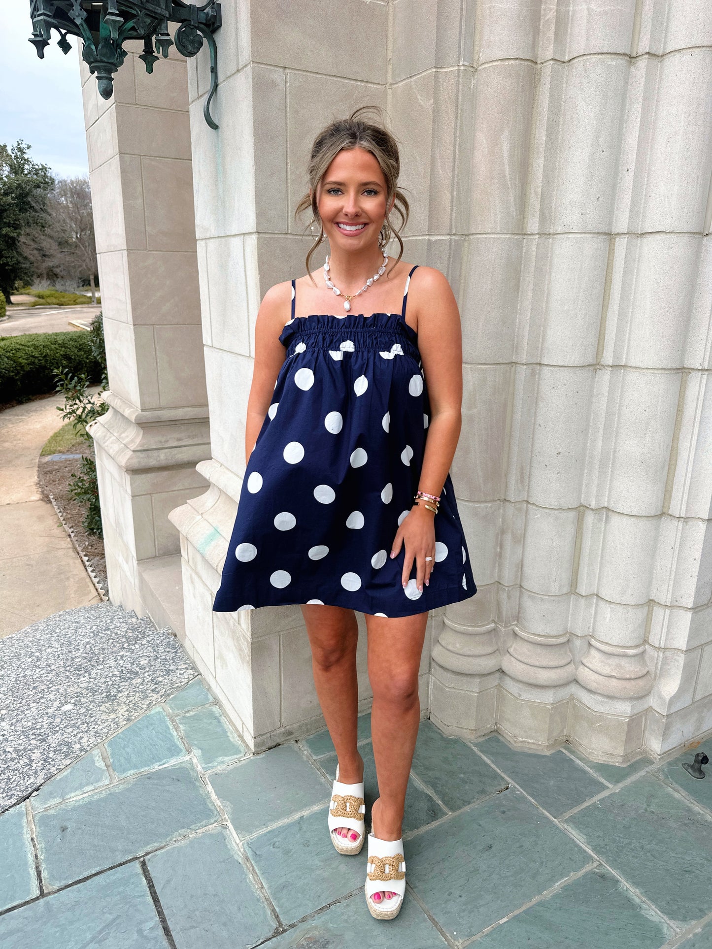 Polka Dot Mini Dress