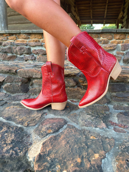 Red Hot Cowgirl Boots