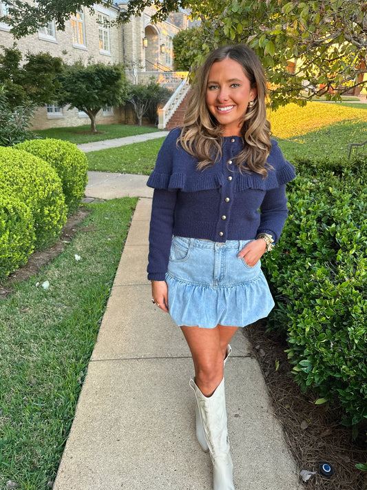 Sailor Button Down Sweater