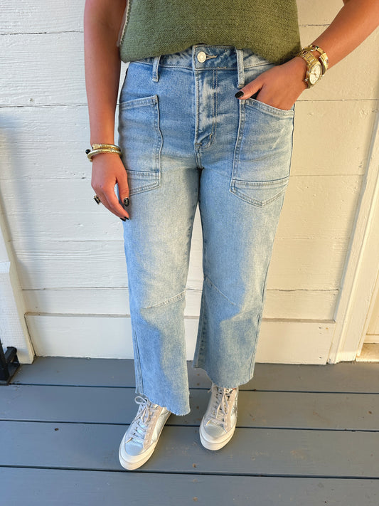 Riley Barrel Jeans